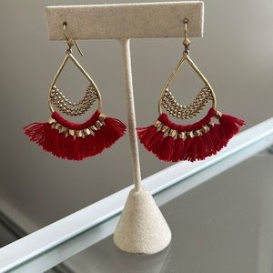 Stella & Dot Red Earrings